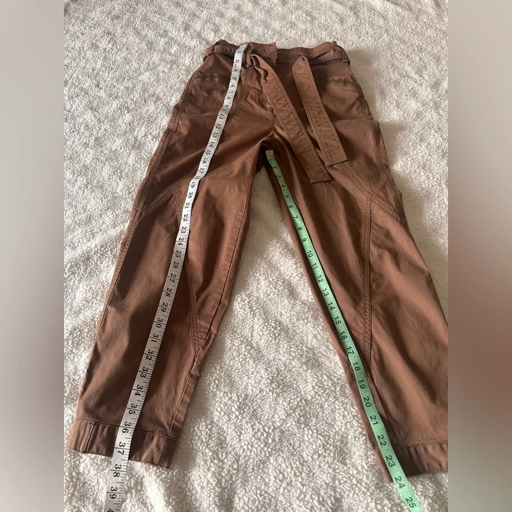 Anthropologie Ellie Utility Trousers
Pants Women's size 0 Brown
Embroidered Belt - Picture 9 of 9